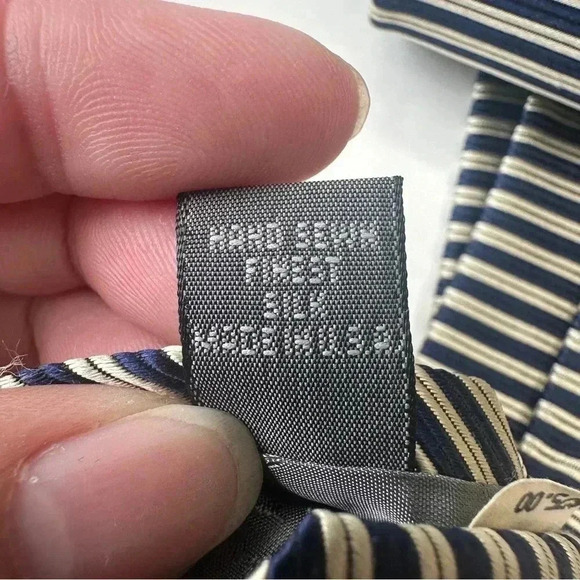 Men’s Neck Ties Lot Of 5 100% Silk Polo Tommy CK Banana Republic Talbots - Picture 11 of 16